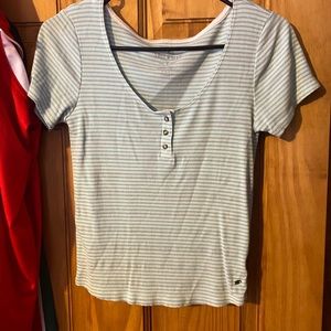 AE scoop striped short sleeve.
